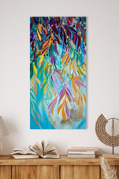 Hazatalálás 40x80 cm - Eredeti energetikailag beavatott festmény